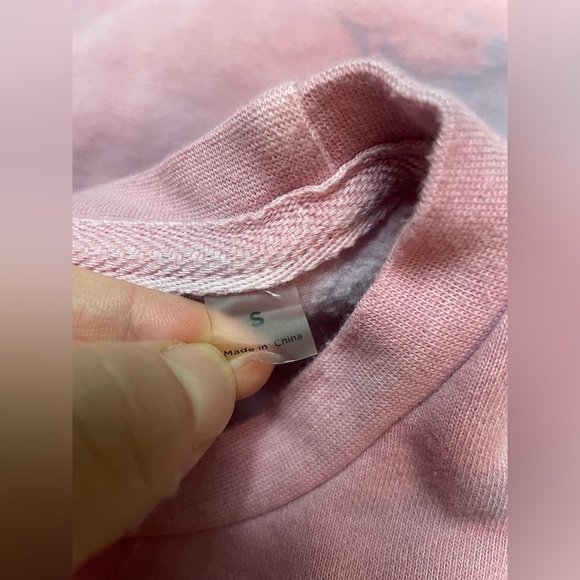 Pacsun Women Crew Neck Purple Pink Design Sweater Size Small - Picture 7 of 9